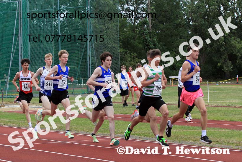 1500 metres, 2022 NEGP Monkton 5, Wednesday, July 20th. Photo: David T. Hewitson/Sports for All Pics